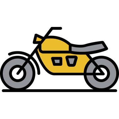 motosiklet vektör simgesi rengi