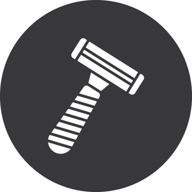 Çekiç simgesinin vektör illüstrasyonu