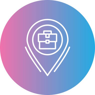 konum haritası simgesi, vektör illüstrasyonu