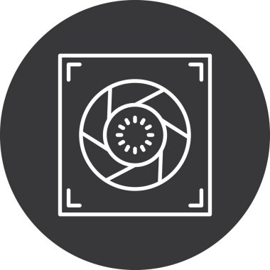 Bir pusula simgesinin vektör illüstrasyonu