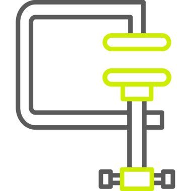 Bilgisayar ekranı. Basit tasarım