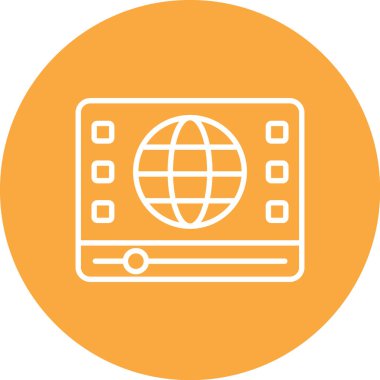 seo modern simgesinin vektör illüstrasyonu