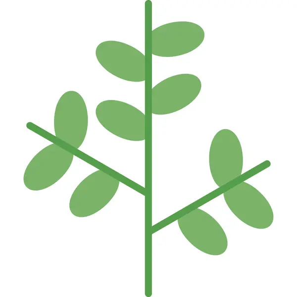 Yaprak. Web simgesi basit illüstrasyon