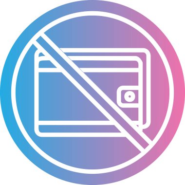 İşaret simgesi yok, vektör tasarımı