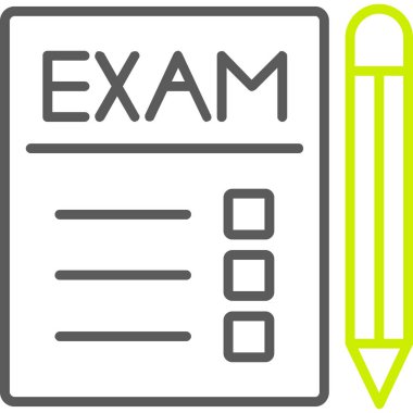 test simgesi, vektör illüstrasyonu
