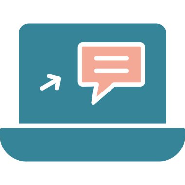 konuşma kabarcığı vektör çizimi