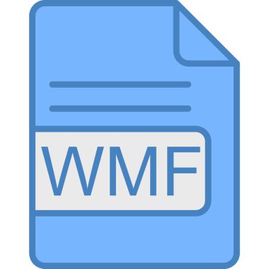 dosya biçimi simgesi, vektör illüstrasyonu