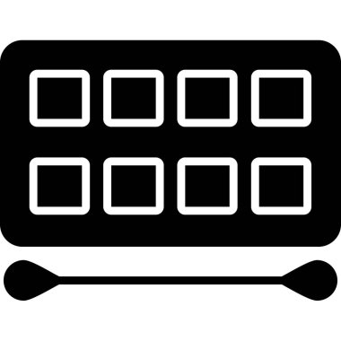 oyun konsolu simgesi, vektör illüstrasyonu