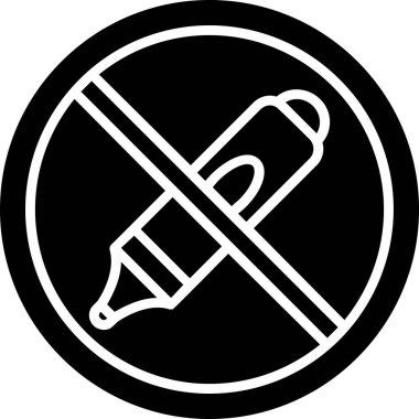 Kalem. Web simgesi basit tasarım