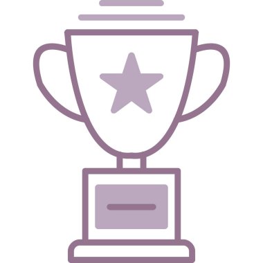 Kazanan kupa vektör çizimi tasarımı