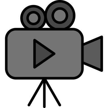 film kamera vektör çizim