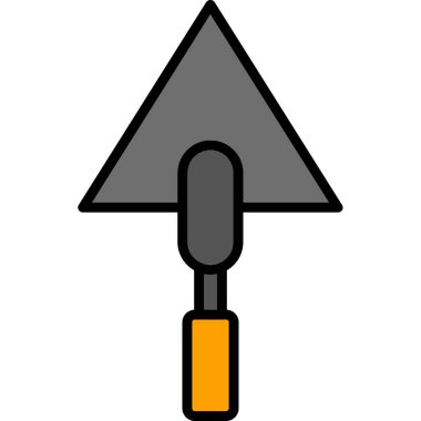 Bir yol simgesinin vektör illüstrasyonu