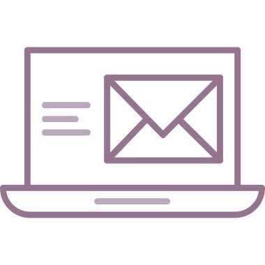 dizüstü bilgisayar kutsal kişilerin resmi, basit vektör çizim