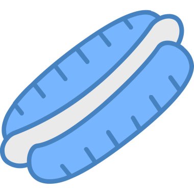 Yemek. Web simgesi basit illüstrasyon