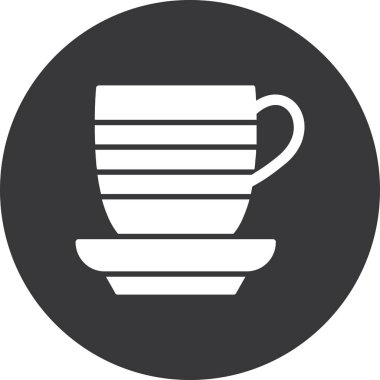 kahve fincanı vektör simgesi