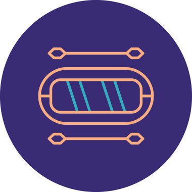 Modern b 'nin vektör illüstrasyonu eksik simgesi