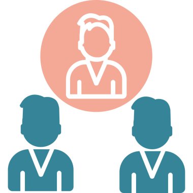 insanlar simge vektör illüstrasyonu