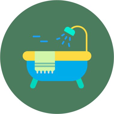 Temizleme simgesinin vektör illüstrasyonu