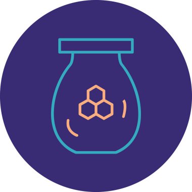 bal simgesinin vektör illüstrasyonu