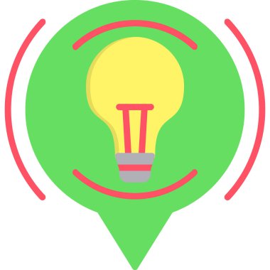 konum haritası konum simgesi doldurulmuş dış hat biçimi