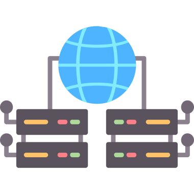 ağ paylaşım simgesi çizimi