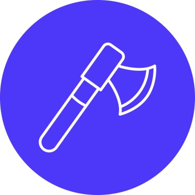 Çekiç simgesinin vektör illüstrasyonu