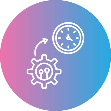 zaman simge vektör çizim