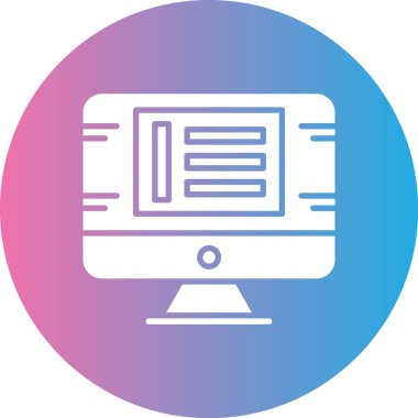 seo modern simgesinin vektör illüstrasyonu