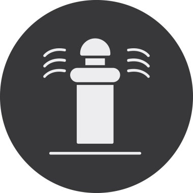 Uydu. Web simgesi basit illüstrasyon