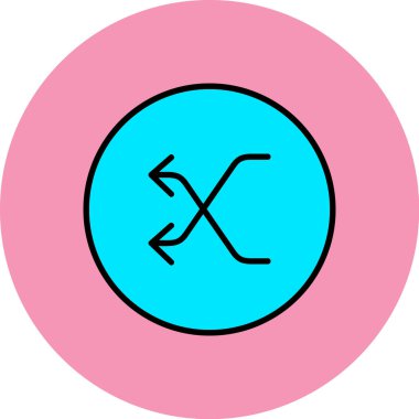 ok simgesinin vektör illüstrasyonu