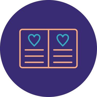 Vektör Kalp Simgesi illüstrasyonu