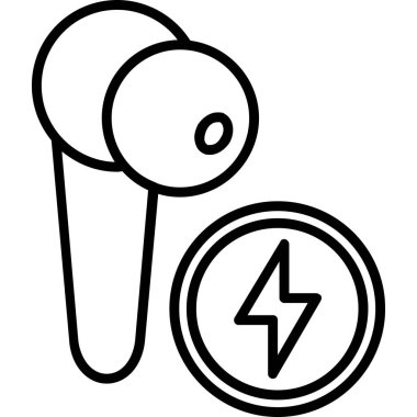 Güç. Web simgesi basit illüstrasyon