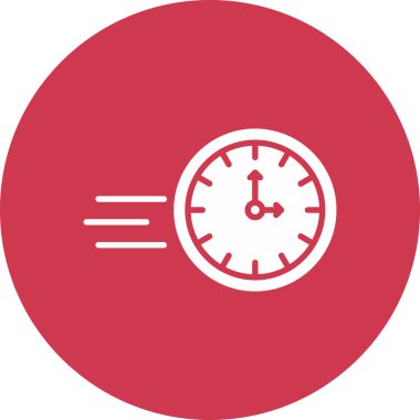 Saat simgesinin vektör illüstrasyonu