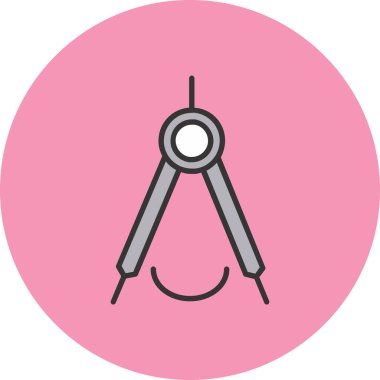 Dikiş düğmesinin vektör illüstrasyonu