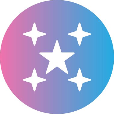 vektör yıldızlar simge illüstrasyonu