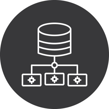 sunucu veritabanı simgesi, satır biçimi