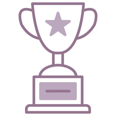 kupa vektör simgesi, modern biçim