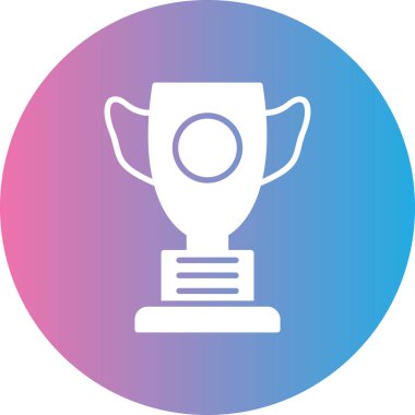 Kupa simge vektör çizim