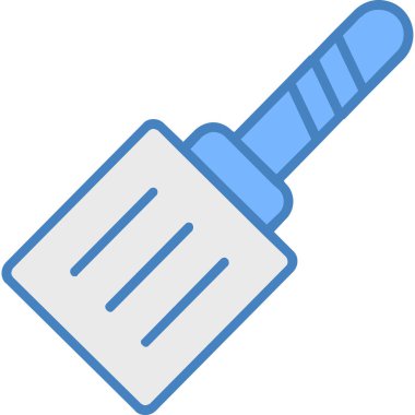 fırça. Web simgesi basit illüstrasyon