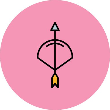 Sihirli bir simgenin vektör illüstrasyonu