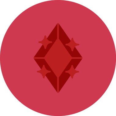 Elmas simgesi vektör illüstrasyonu