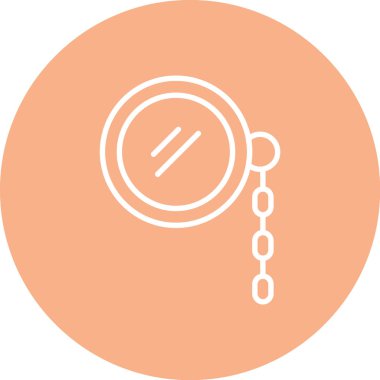 Modern b 'nin vektör illüstrasyonunda yiyecek ikonu yok