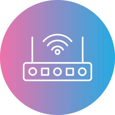 wifi simgesi vektör illüstrasyonu