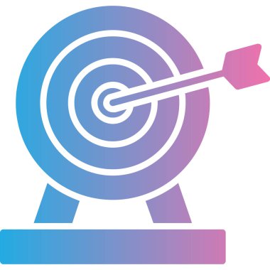 Hedef. Web simgesi basit illüstrasyon