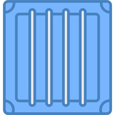 Klima simgesi, vektör illüstrasyonu