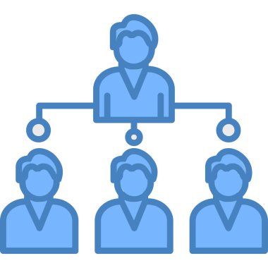 iş takımı simgesi vektör illüstrasyonu