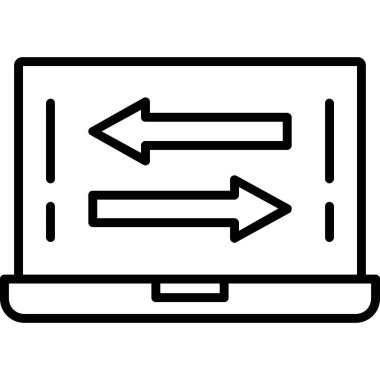 ok simgesi vektör illüstrasyonu