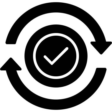 Saat simgesi, vektör illüstrasyon tasarımı