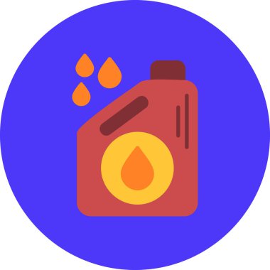 Yağ. Web simgesi basit illüstrasyon