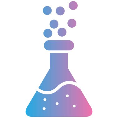Bir test tüpünün vektör illüstrasyonu
